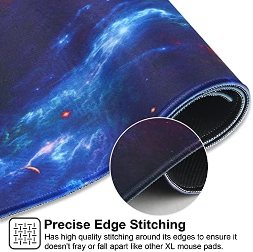 Large Gaming Mouse Pad with Stitched Edges,[27.5x11.8In] Extended Mouse Pad with Non-Slip Natural Rubber Base for Gamer/Desktop/Office/Home (70x30 Anying)