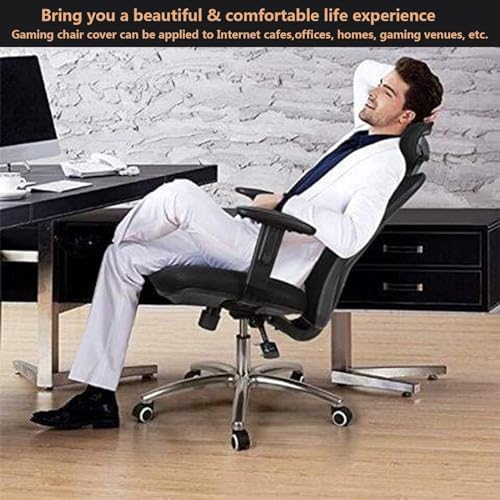 NarSea Gaming Chair Cover, Gaming Chair seat Cover 4pc/Set Office Chair Cover Stretchable with armrest/Back Covers/Chair seat Cover, Gamer Chair Cover of Computer Video Game Office Chair Cover