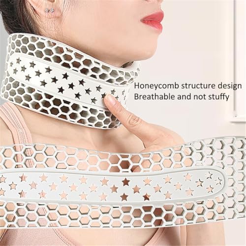 Neck Brace for Neck Pain and Support, Silicone Cervical Collar (Purple)