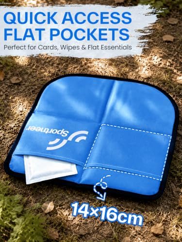 Sportneer Sitting Pad for Kids, Lightweight Waterproof Folding Seat Pad, Portable Camping Cushion for Hiking, Picnics, Outdoor Adventures
