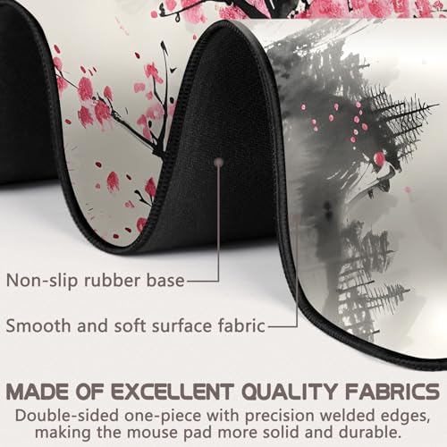 Gaming Mouse Pad, Large Mouse Pads for Desk, Mousepad Desk Matt for Desktop