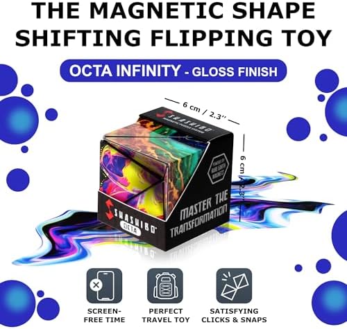 Shashibo OCTA Magnetic Puzzle Toy, Stress Relief Fidget Toy
