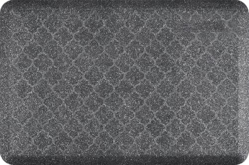 WellnessMats Trellis Collection Anti-Fatigue Floor Mat, Polyurethane – Ergonomic Support Pad for Home, Kitchen, Garage, Office Standing Desk – Water Resistant - Made in USA
