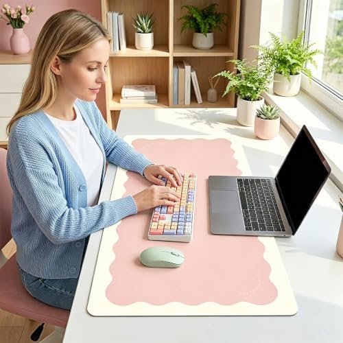 Makeup Mat for Vanity, Extra Long 11.8x31.5in Vanity Mat and Essentials