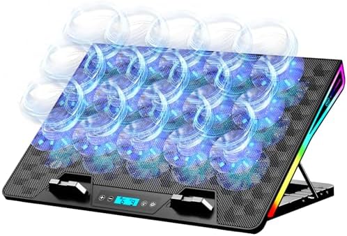 AICHESON Laptop Cooling Pad 15 Powerful Fans for 15-17.3 inch PC Computers