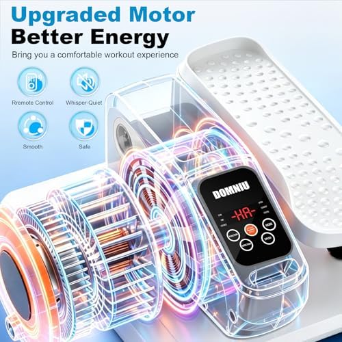 Under Desk Elliptical Machine, Electric Elliptical as Seen on TV for Seniors Adults with 15 Adjustable Speed, Quiet & Portable Electric Seated Pedal Exerciser for Home Office