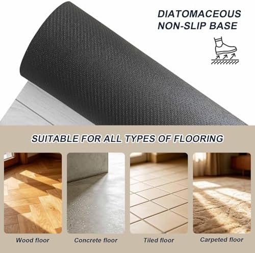 Vintage Lighthouse Anchor Flower Yoga Mat,Exercise Mat for Men Women Shell Starfish on Desk Non-Slip Yoga Mats with Carrying Strap Cushioned Workout Mat For Home Gym Pilates Fitness