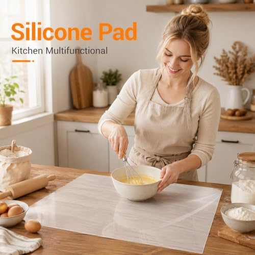 Extra Large Silicone Mat 24 x 36 Inches Clear Silicone Mats for Crafts