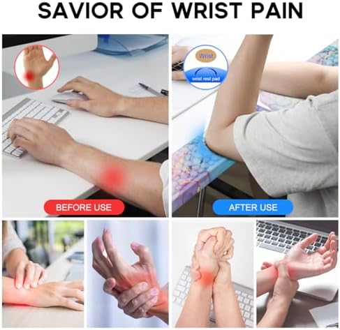 JIKIOU L-Shaped Desk Elbow Pad for Desk,Memory Foam Elbow Support Pad 2Pack