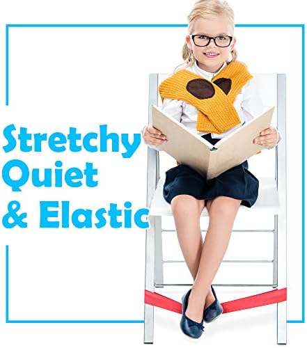 Chair Bands For Kids With Fidgety Feet 6 Pack | Fidget Chair & Desk Band | Stretchy Bands for Your Feet | For Kids with ADHD, ADD, SPD, Autism