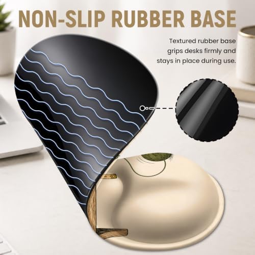 Ergonomic Mouse Pad with Wrist Rest, Gel Wrist Support, Dachshund