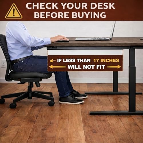 Large 23.6 Inch White Under Desk Drawer Slide Out, Great For The Office, Home And Workspace. Pencil & Undermount Pull Out Under Counter Workbench Attachable Drawer, Made Of Carbon Steel