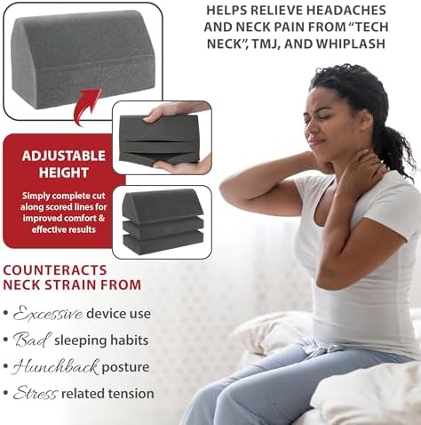 Core Products Apex Premium Orthosis Cervical Traction Device - Neck Stretcher & Shoulder Relaxer - Gentle Neck Traction Device for Spinal Health, Alignment & Neck Pain Relief -Mild Support (Pack of 2)