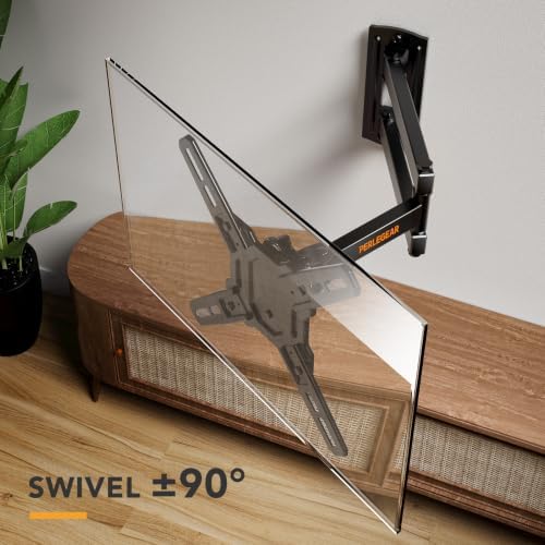 Perlegear Full Motion TV Wall Mount for 13–43 inch TVs up to 44 lbs
