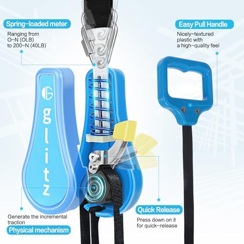 Cervical Neck Traction Device for Home Use, Portable Neck Stretcher Hammock Over Door for Neck Pain Relief, Neck Sling for Spine Decompression
