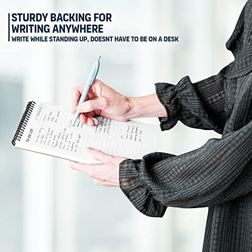 To Do List Notepad with Multiple Functional Sections, Spiral Daily Planner