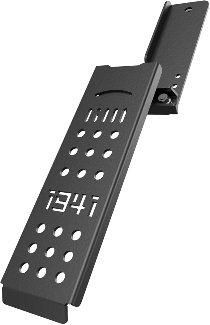 Dead Pedal Left Side Driver Side Adjustable Foot Rest Kick Panel Compatible with 2018 2019 2020 2021 2022 2023 2024 2025 2026 Jeep Wrangler JL JLU & Gladiator JT (NOT Fits 4XE Model) Black