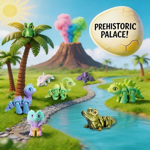 25Pcs 3D Printed Animals Articulated Fidget Toy