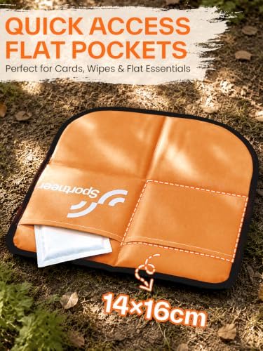 Sportneer Sitting Pad, Lightweight Folding Seat Mat for Children, Waterproof Portable Camping Cushion for Park, Hike, BBQ & Day Trips