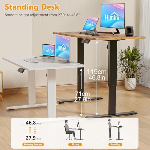 Hmimi 48'' ×24'' Height Adjustable Electric Standing Desk