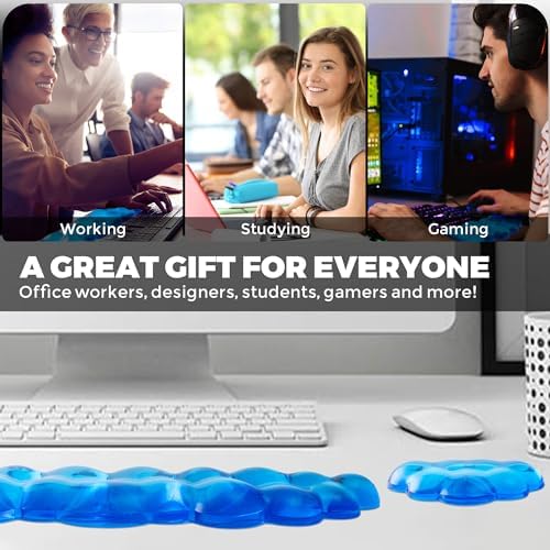 Gel Cloud Wrist Rest - Cloud Mouse Wrist Rest Pad Mouse Support for Office Gaming Pad Computer Laptop Ergonomic Comfortable Pain Relief
