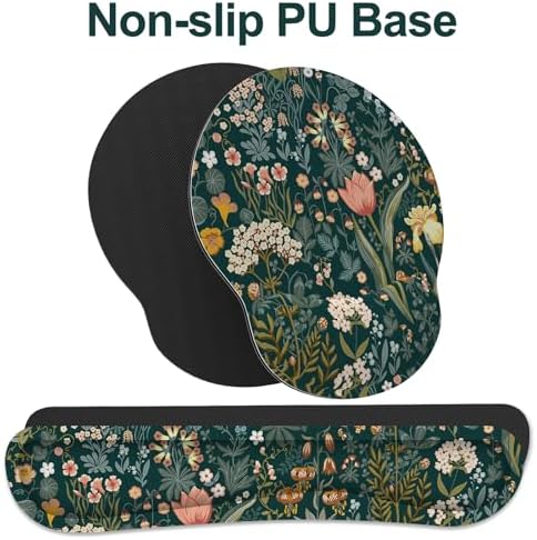 Ergonomic Mouse Pad with Wrist Rest and Keyboard Wrist Rest, Mousepad