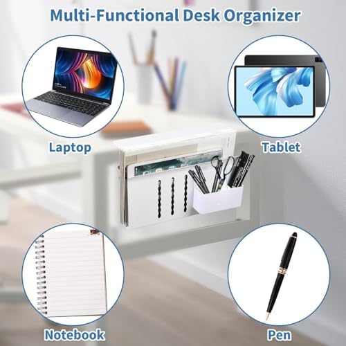 Desk Side Storage, Under Desk Hanging Desk Accessories