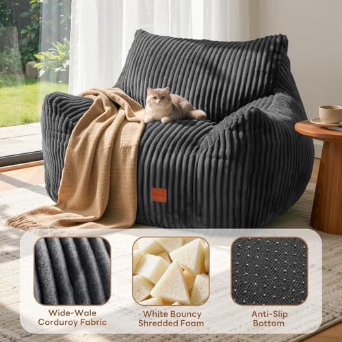 Giant Bean Bag Chair, Oversized Bean Bag Couch for Adults