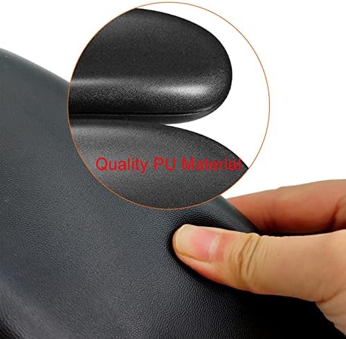 Replacement Office Chair Arm Replacement Armrest Pads Oval Shaped Office Chair Parts Arm Rest for Desk Chair with Mounting Hole Patterns Screws (Classic)