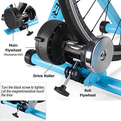 Bike Trainer, Magnetic Bicycle Stationary Stand for Indoor Exercise Riding
