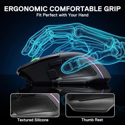 Redragon M925 PRO Wireless RGB Gaming Mouse 26000 DPI Hyper-Fast Scroll