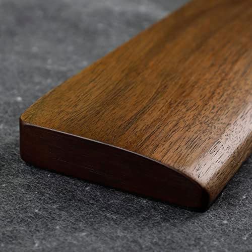 Ergonomic Wooden Wrist Rest Solid Wood Walnut for Keychron Q8