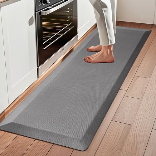 Tyrot Extra Thick Anti Fatigue Mat for Kitchen Floor, 20x48, Grey