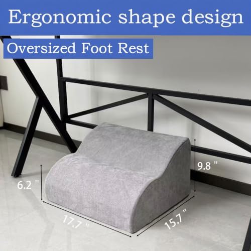 Foot Rest for Under Desk at Work.Multifunctional 3-Tier Foot Stool