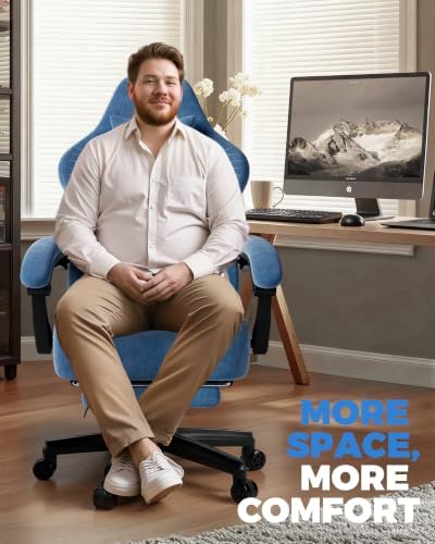 GTPLAYER Gaming Chair, Comfort Computer Office Chair for Adults, Blue New