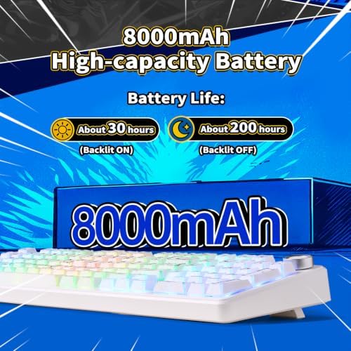 LEOBOG X Aula Wireless Mechanical Keyboard 8000mAh Creamy Gaming Keyboards