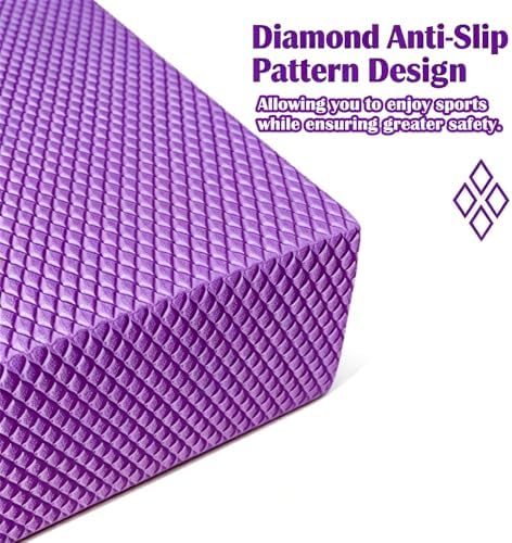 High-Density Balance Pad, Extra Large Balance Pad for Physical Therapy, TPU Foam Balance Board for Rehabilitation Stability Workout Knee and Ankle Exercise