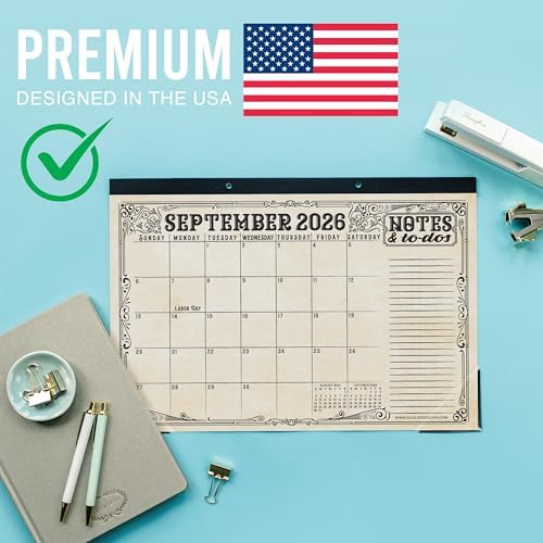 Large Desk Calendar 2026 - Desktop Calendar 2026-2027