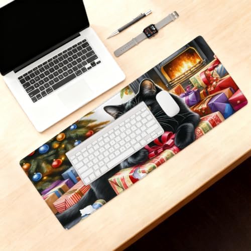 Christmas Large Mouse Pad Non-Slip Rubber Long Gaming Desk Mat