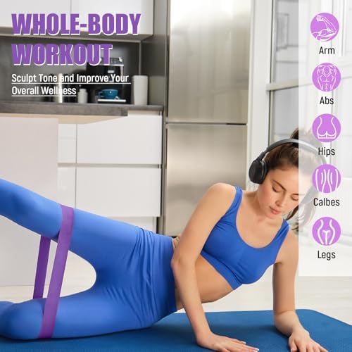 Deekin 20 Pcs Resistance Bands, 10-115 Lbs, 5 Levels