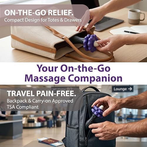 ONIPAX 3-in-1 Muscle Roller Stick - Adjustable Deep Tissue Massage Tool