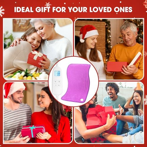 FluffyWarmth Electric Heating Pad for Back, Extra Large 17"x33", Ultra Soft