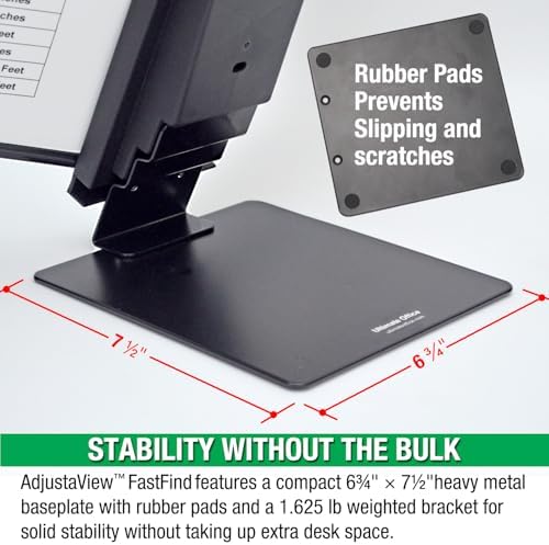 Ultimate Office FASTFIND 10-Pocket Desk Reference Display Organizer, Colors