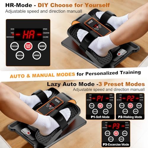 TDH Under Desk Elliptical Machine Leg Exerciser Electric