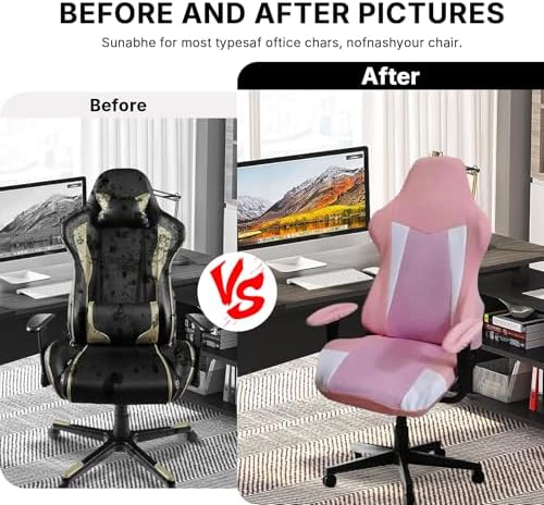 PEKJI Gaming Chair Covers Only, Stretchable Thick Breathable Wear Resistant