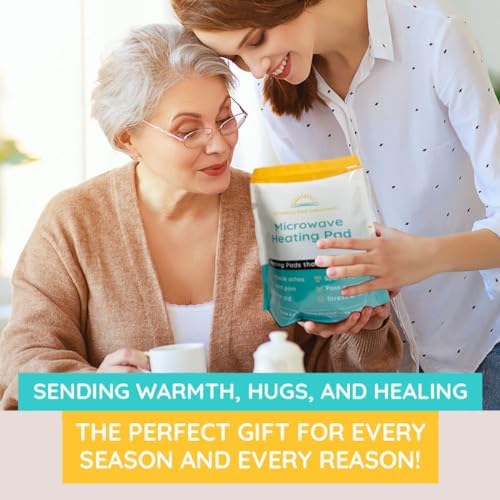Versatile Heated Neck Wrap Microwavable - Neck Warmer Microwave Heating Pad for Shoulders, Sore Muscles - 22 Inches - 1 Pack