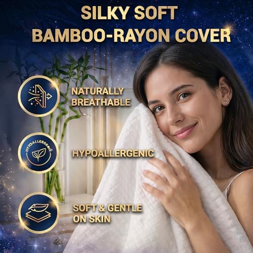 Royal Therapy 2-Pack Queen Memory Foam Pillow, Adjustable Shredded Odor-Free Bed Pillow for Neck & Shoulder Pain Relief, Breathable Support for Back, Stomach, Side Sleepers, AirFlowPRO