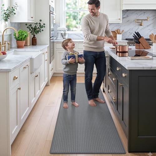 DEXI Kitchen Floor Mats Cushioned Anti Fatigue, 23x86 Non Slip Runner Rug