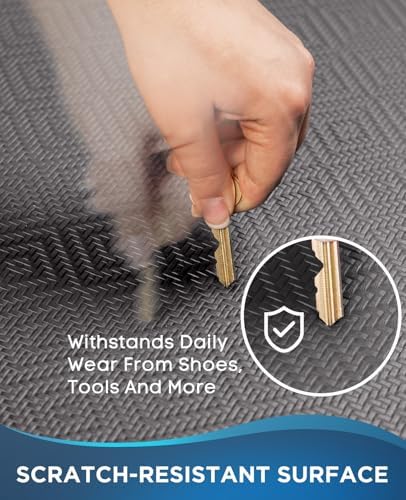 Ophanie Kitchen Mats for Floor,3/4 inch Thick,17x28 Anti Fatigue Cushioned Mat,Kitchen Rugs,Waterproof,Comfort Ergonomic Standing Mat for Office,Home,Sink with 99+ Pairs of Anti-Slip Bottom Ridges