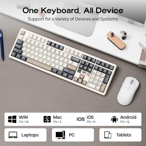 EPOMAKER X Aula F108 PRO V2 Wireless Mechanical Keyboard with Pixel Screen